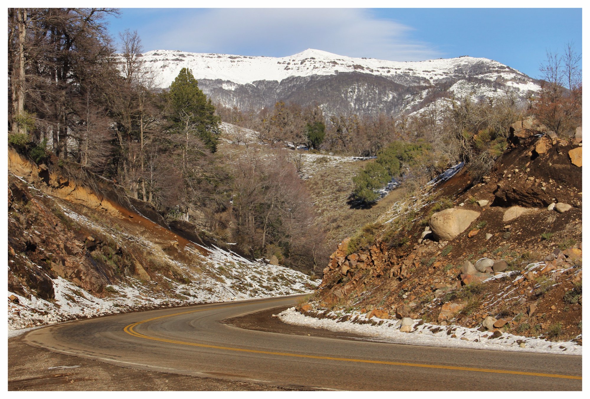 Ruta 40 ingresando a